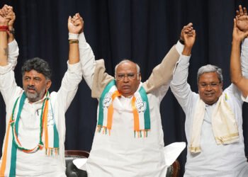 सिद्धारमैया राज्य के मुख्यमंत्री व डी. के शिवकुमार उप मुख्यमंत्री पद की लेंगे शपथ