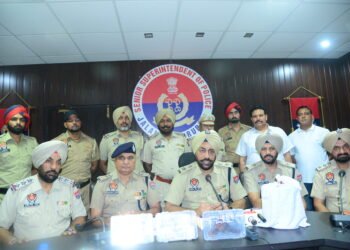 6 किलो हेरोइन के एक साथ काबू