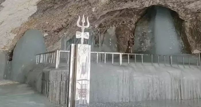 बाबा बर्फानी की पहली तस्वीर सामने।