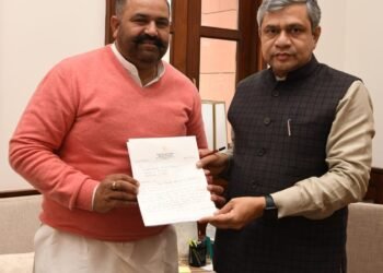 नई वंदे भारत एक्सप्रेस को जालंधर में स्टॉपेज दिलवाने के लिए रेल मंत्री से मिले सांसद सुशील रिंकू