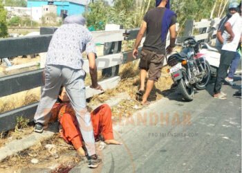 जालंधर: लवली यूनिवर्सिटी के पास हुए दर्दनाक सड़क हादसे में महिला की मौत