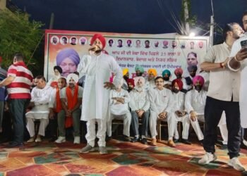 वार्ड नंबर 74 में सुरेंद्र कौर के हक में मीटिंग का आयोजन